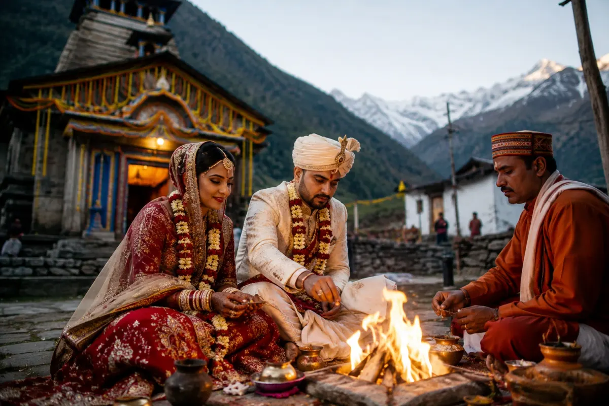 Triyuginarayan Temple Wedding